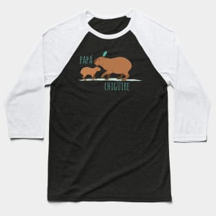 Father Capibara Baseball T-Shirt